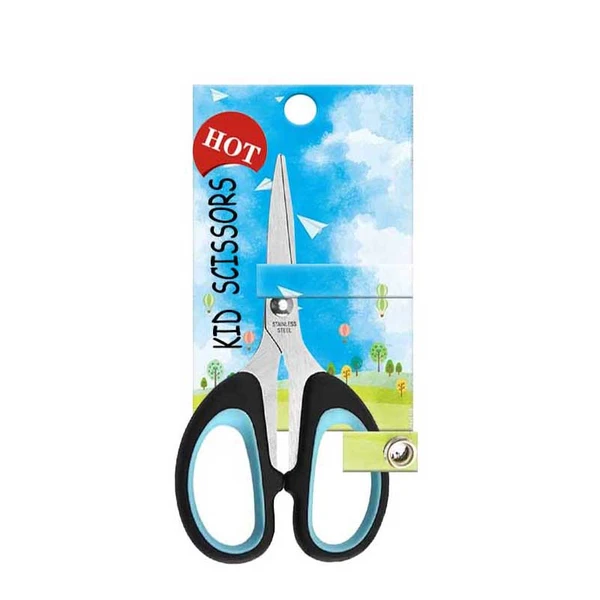 Soft Touch Rounded School Student Scissors Shears 
