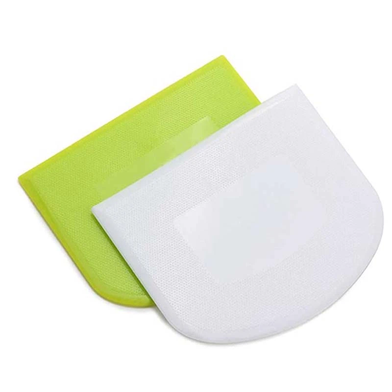  Food-Safe Plastic Dough Cutter Dough Scraper 