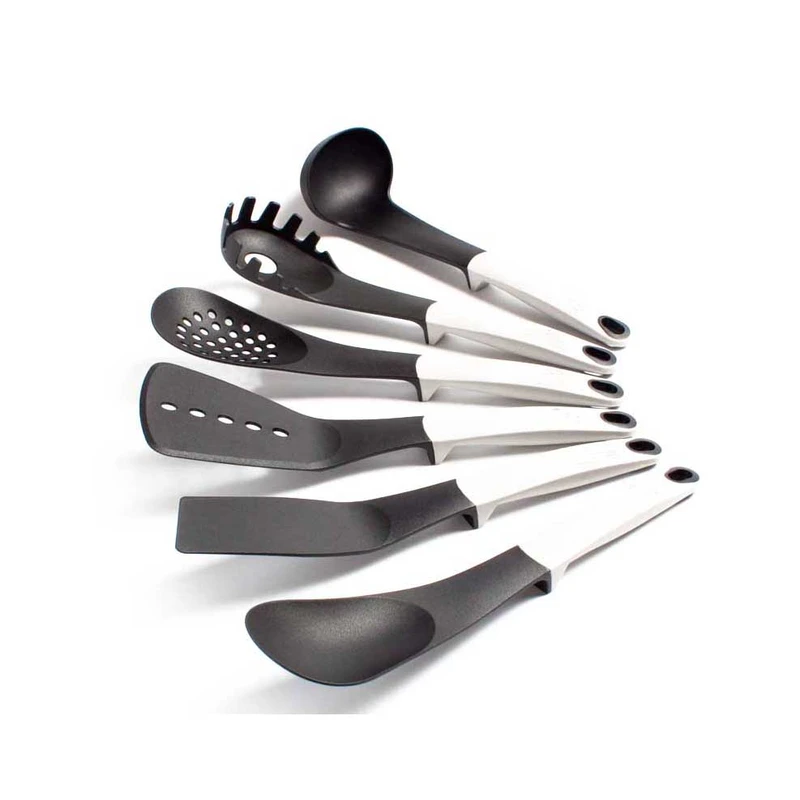 Includes Slotted Spoon Spaghetti Spoon Spatula Flexible Spatula Ladle