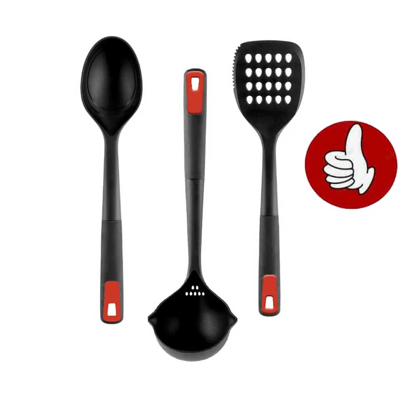 set of nonstick-suitable, dishwasher safe cooking utensils