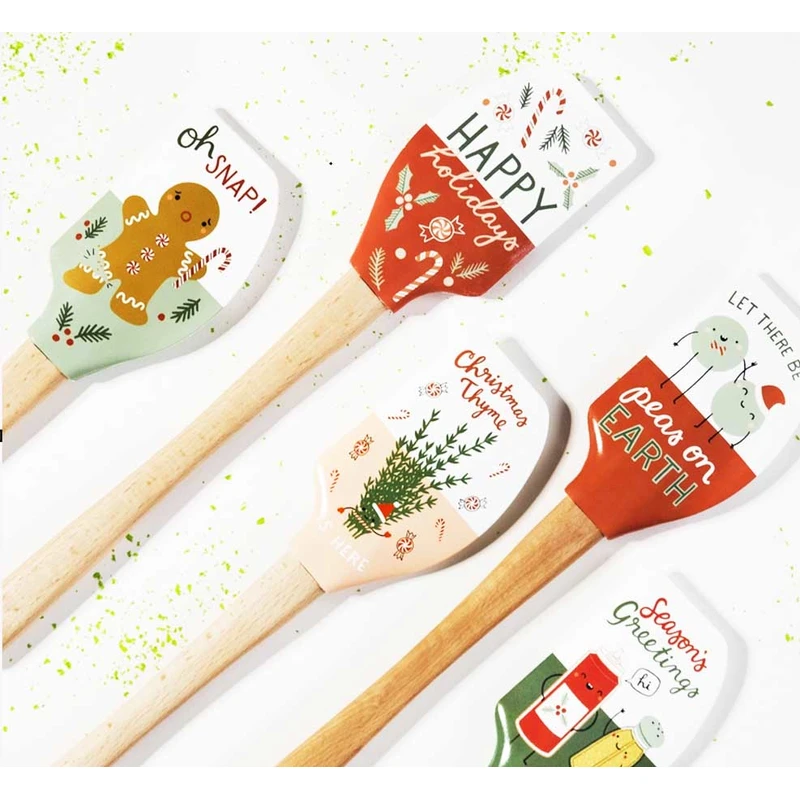 DIY your own drawing on the spatula and make a happy baking time