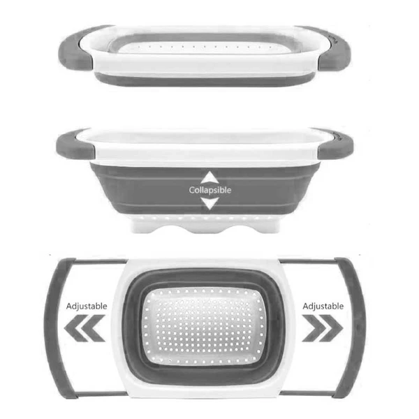 Over The Sink Silicone Kitchen Strainers 