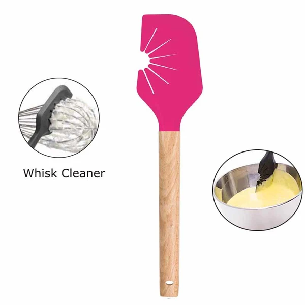 Spatula with Whisk Cleaner