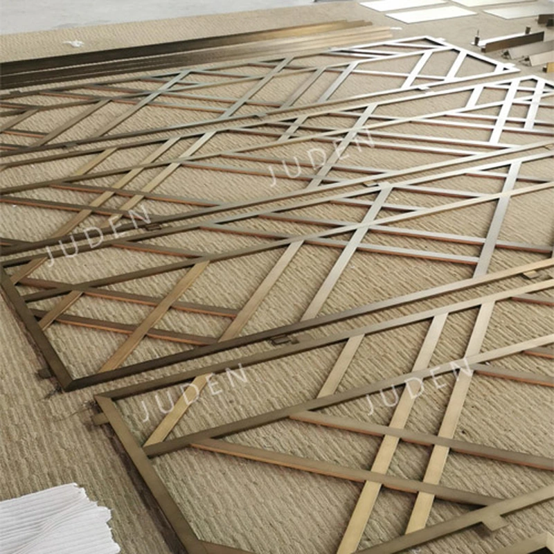 pvd 鍍古銅色電視背景格柵金屬屏幕