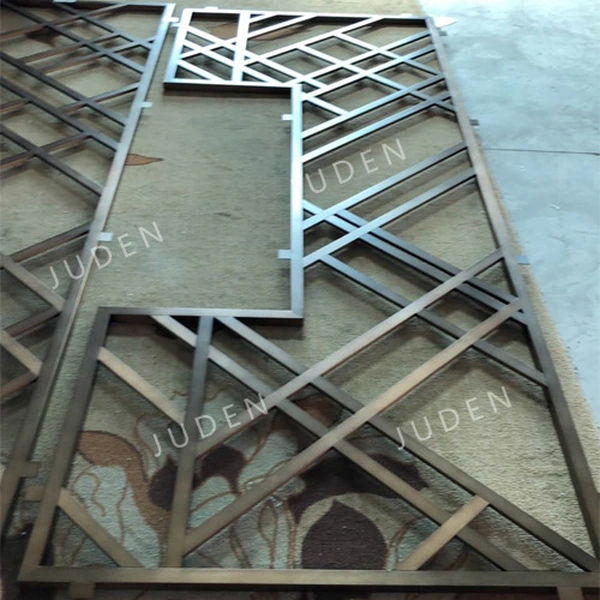 pvd 鍍古銅色電視背景格柵金屬屏幕