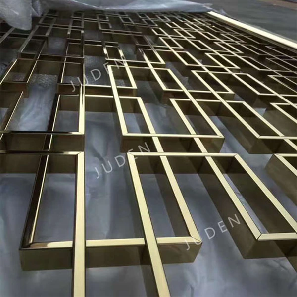 拋光鏡面拋光空心管焊接金屬屏風