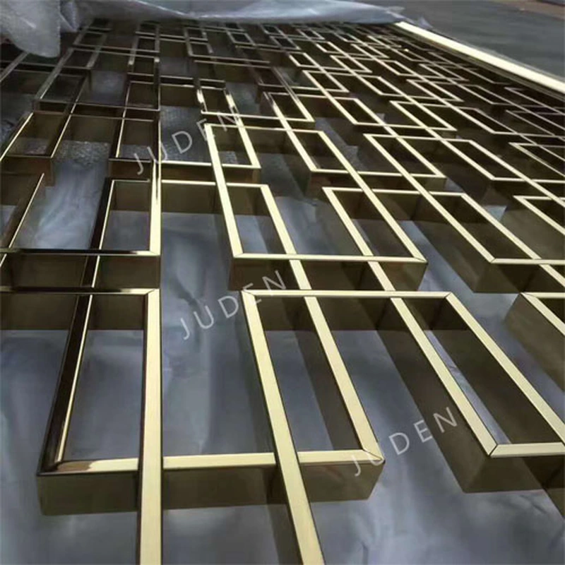 拋光鏡面拋光空心管焊接金屬屏風