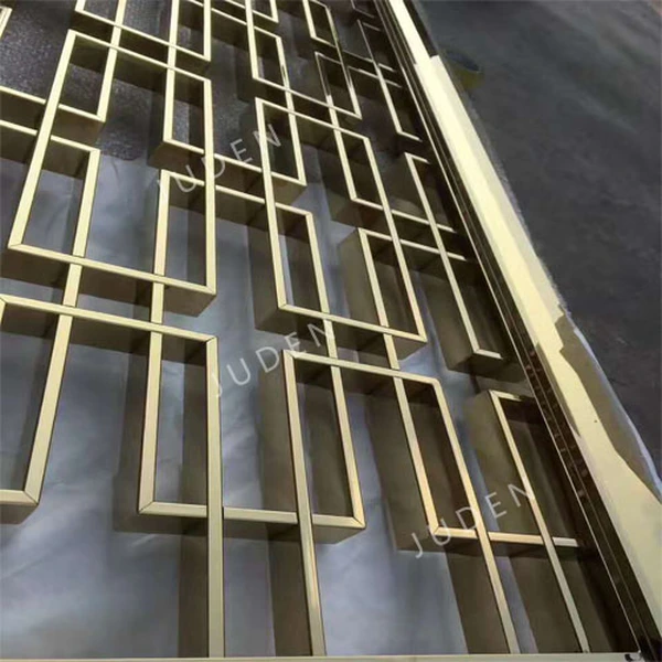 拋光鏡面拋光空心管焊接金屬屏風