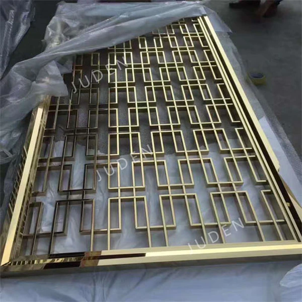 拋光鏡面拋光空心管焊接金屬屏風