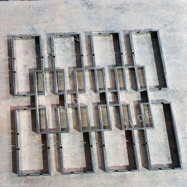 粉末塗層亞光黑色戶外不銹鋼屏風