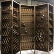 Stainless steel luxry wine cabinet for hotel