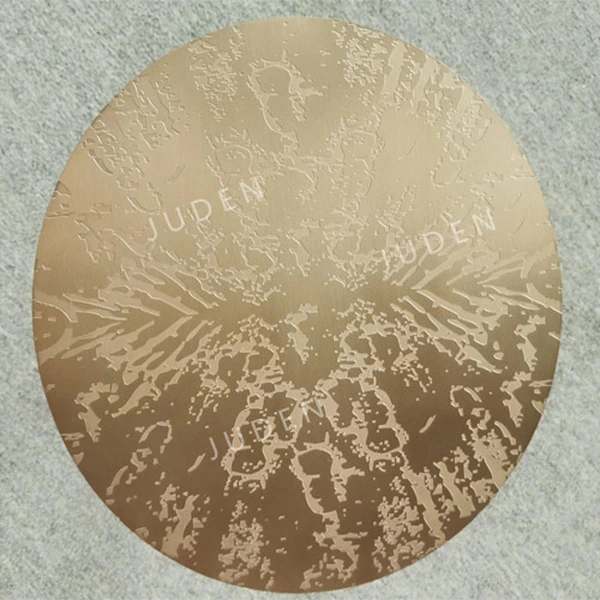 Enduro Stainless steel side table with etching surface