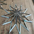 Stainless steel Christmas tree top LED star