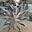 Stainless steel Christmas tree top LED star