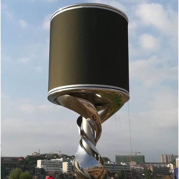 Stainless steel sculpture, metal sculpture, dolphin sculpture