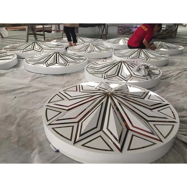 Stainless steel Christmas tree top star