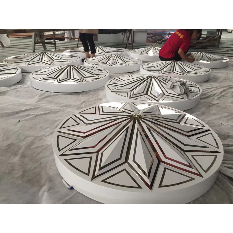Stainless steel Christmas tree top star