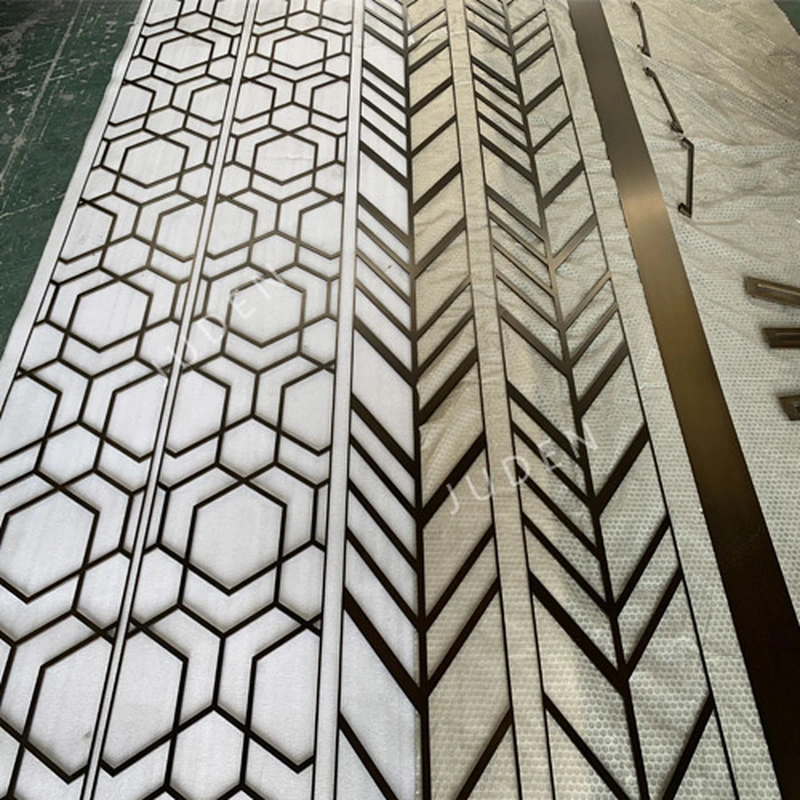 激光切割不銹鋼辦公隔斷  