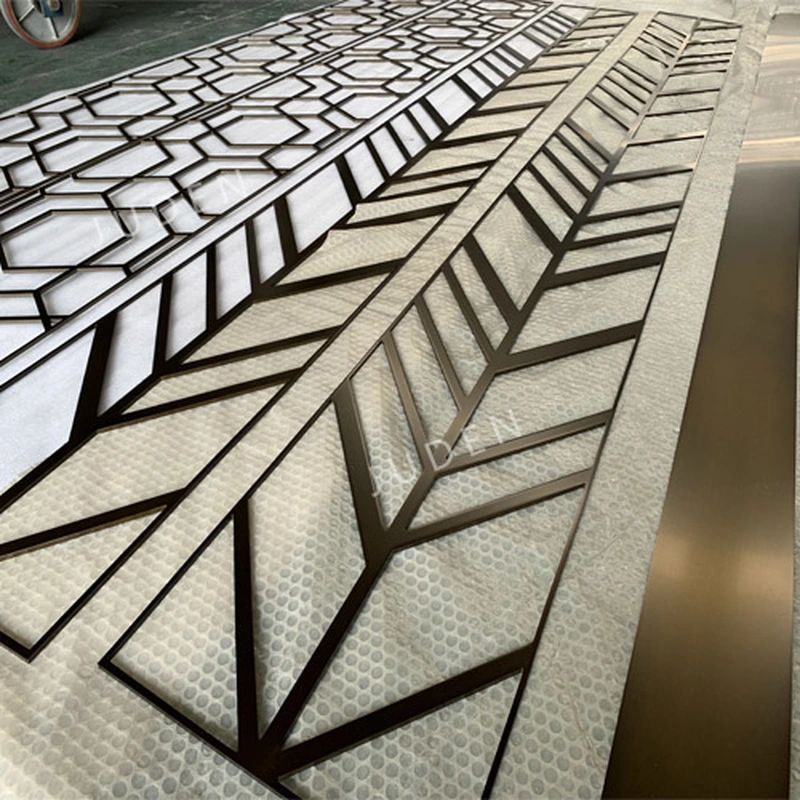 激光切割不銹鋼辦公隔斷  