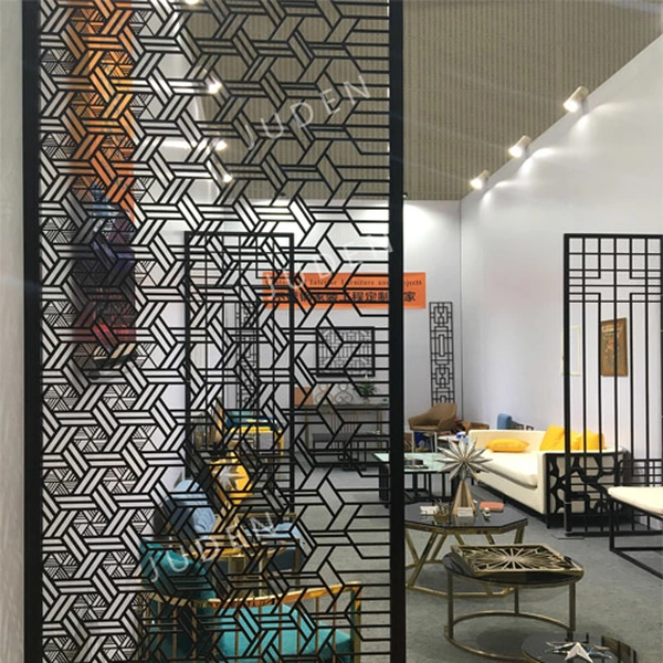 5 毫米激光切割金屬隔屏，pvd 鍍黑鈦色