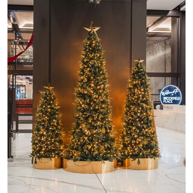 Stainless steel Christmas tree top star