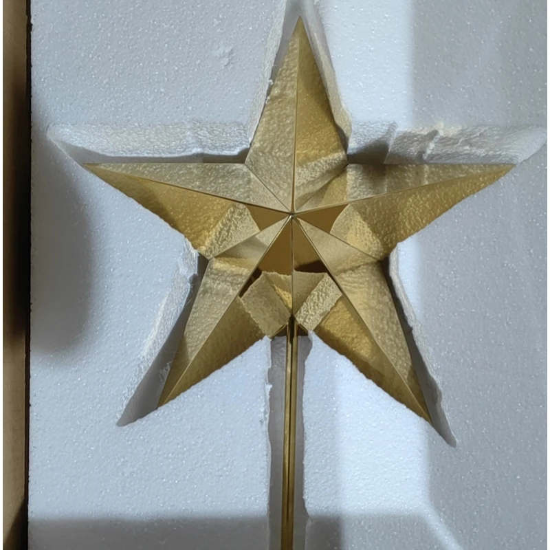 Stainless steel Christmas tree top star
