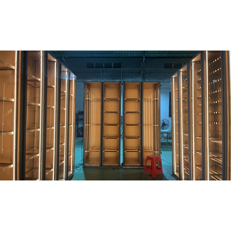 Stainless steel customized wine cabinet