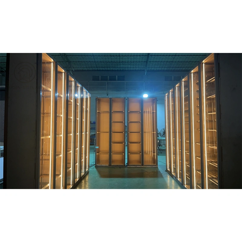 Stainless steel customized wine cabinet