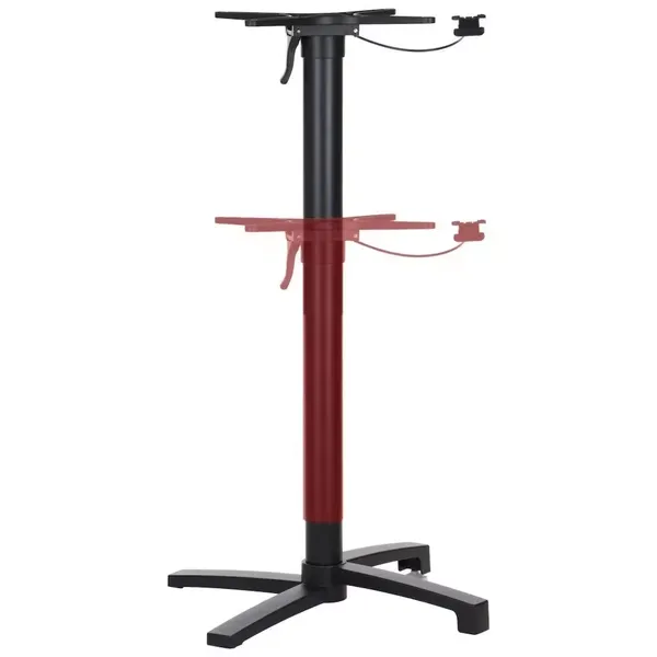 China manufactory  Pneumatic lift Folding Aluminium Table Base