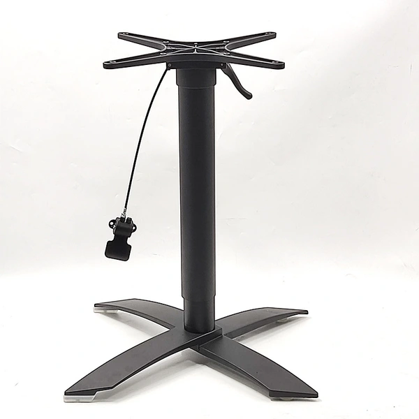 China manufactory  Pneumatic lift Folding Aluminium Table Base