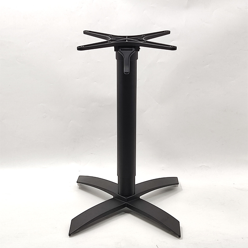 China manufactory  Pneumatic lift Folding Aluminium Table Base