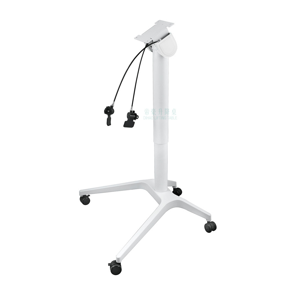 China manufactory  Pneumatic lift Folding Aluminium Table Base