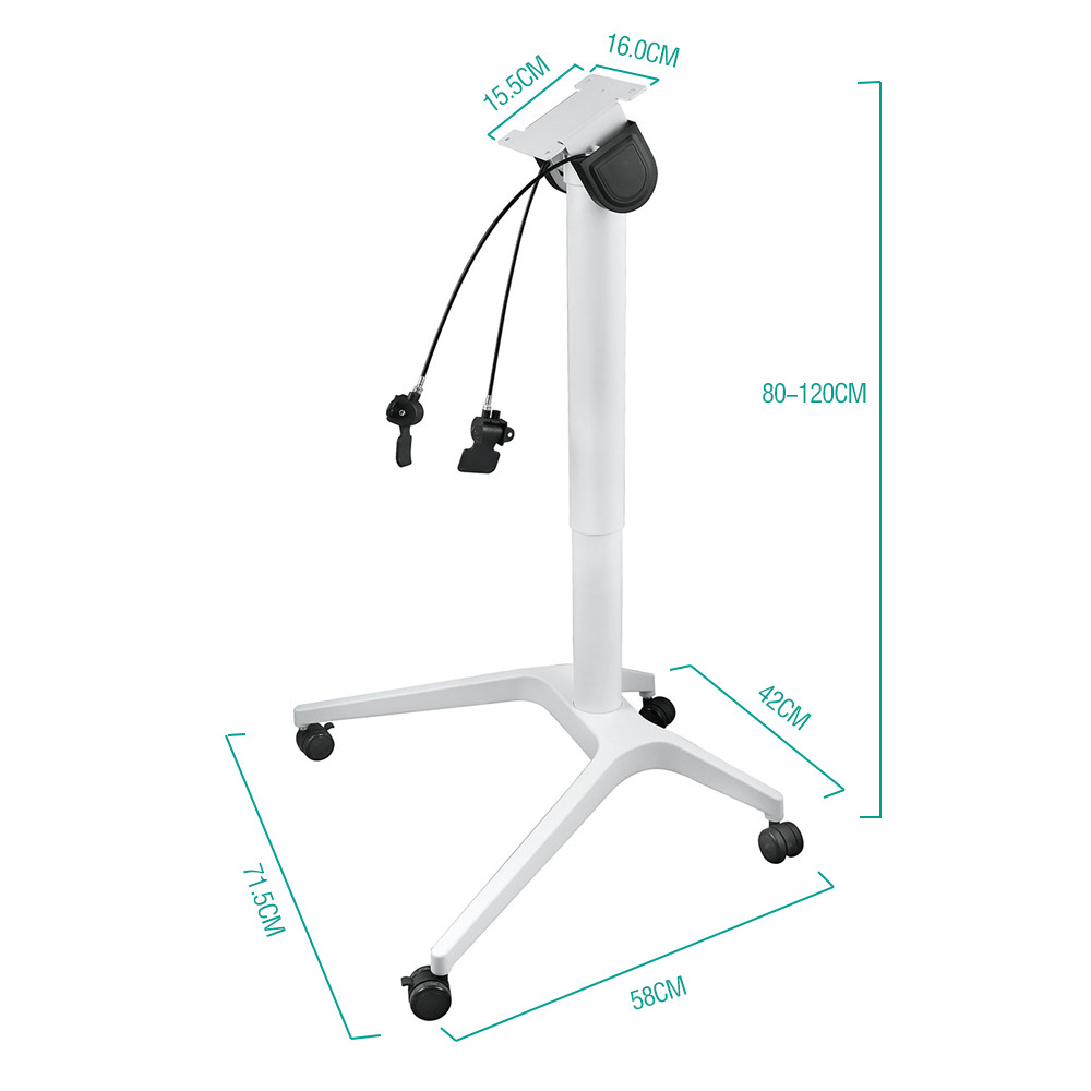China manufactory  Pneumatic lift Folding Aluminium Table Base