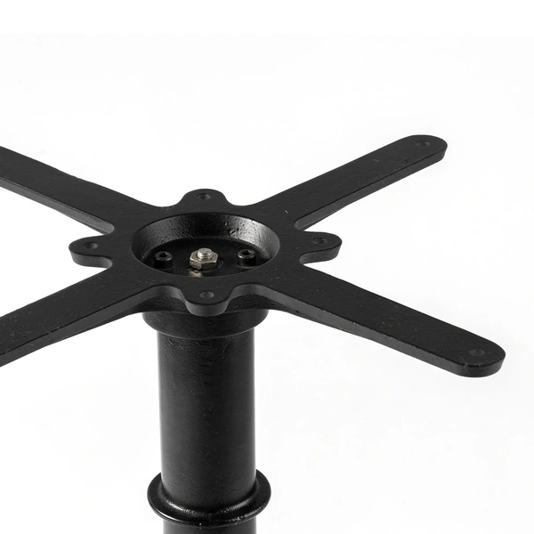 Round cast iron table base 