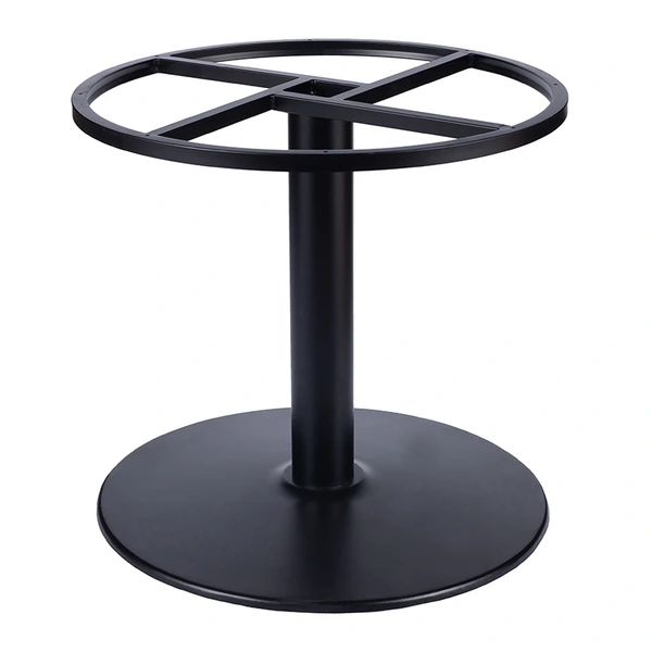 Round cast iron table base 