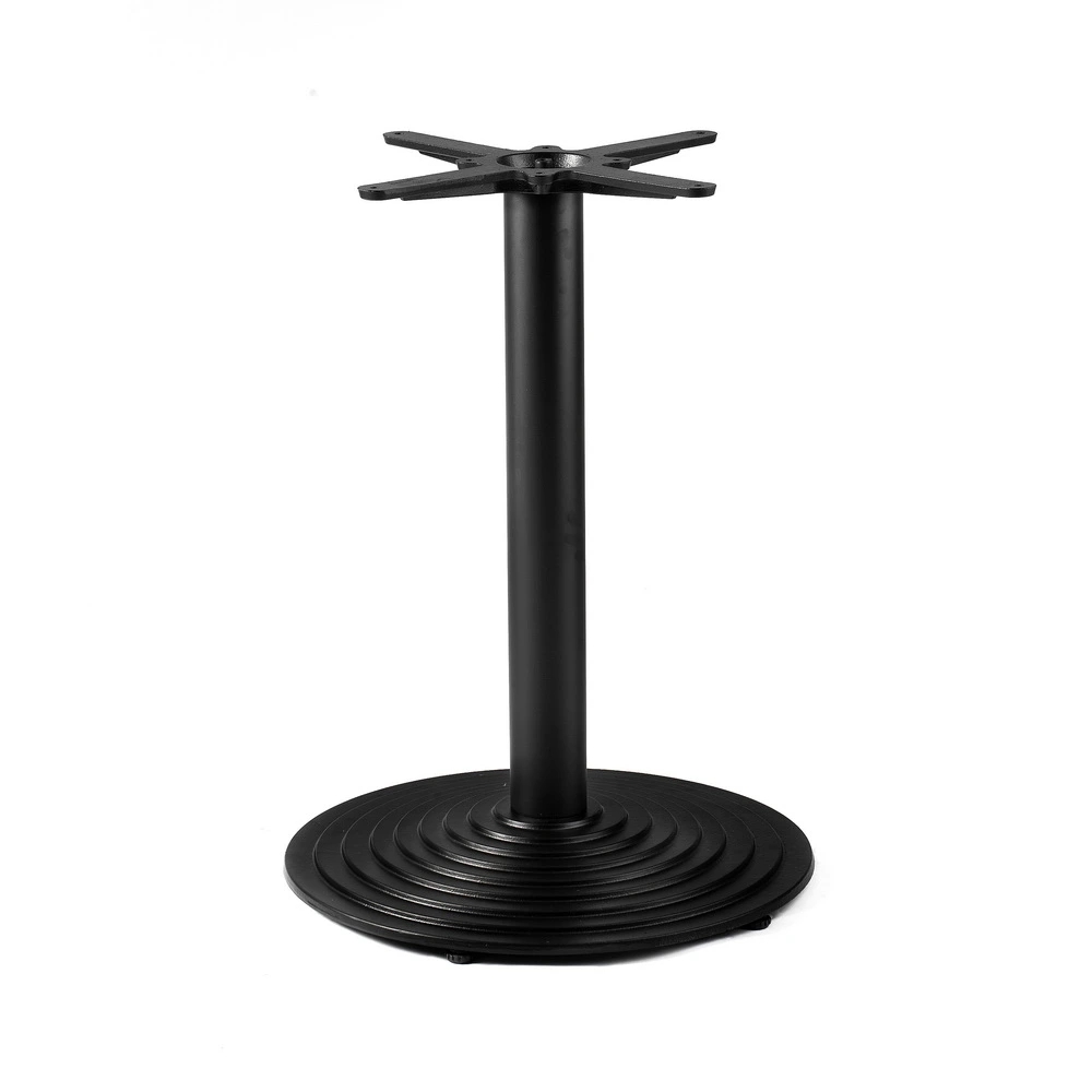 Round cast iron table base 