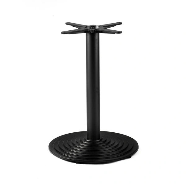 Round cast iron table base 