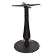 Round cast iron table base 
