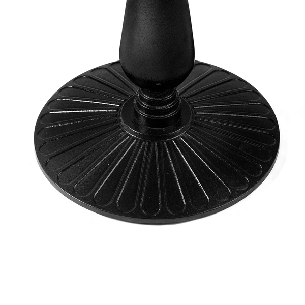 Round cast iron table base 