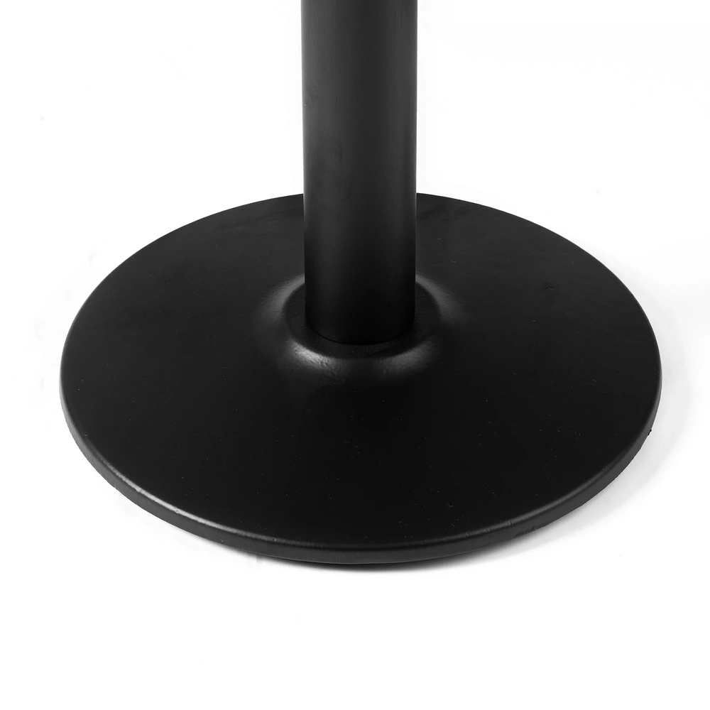 Round cast iron table base 