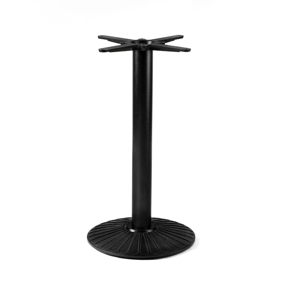 Round cast iron table base 