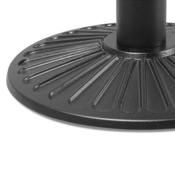 Round cast iron table base 