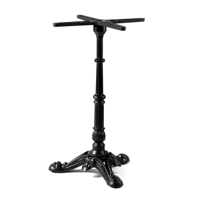 Round cast iron table base 