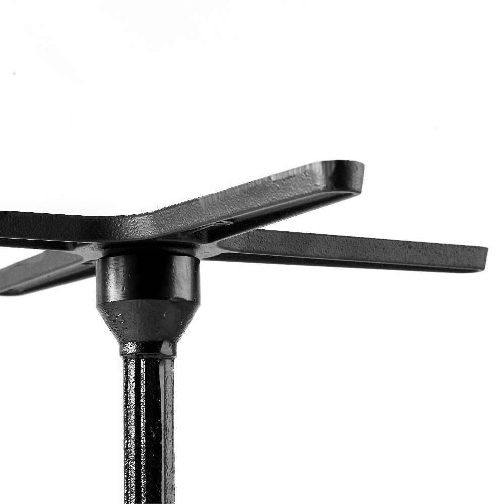 Round cast iron table base 