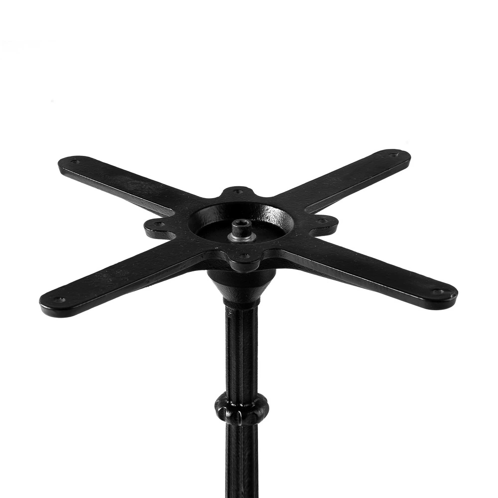 Round cast iron table base 