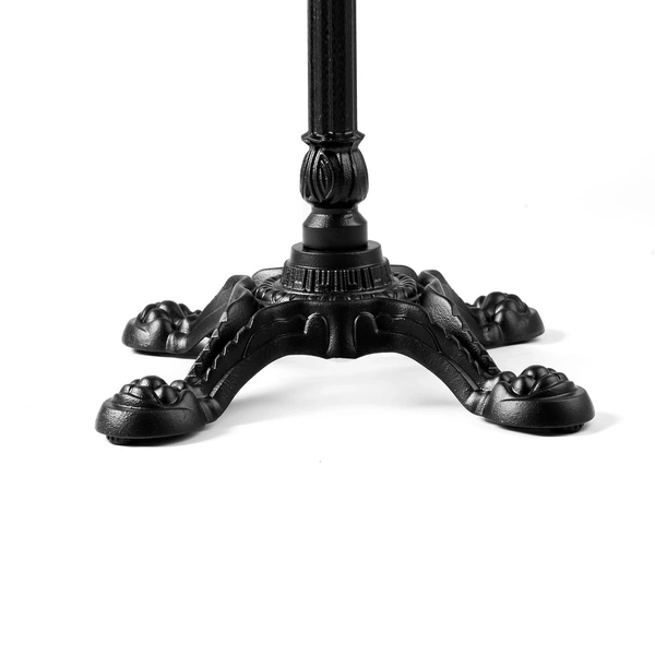 Round cast iron table base 