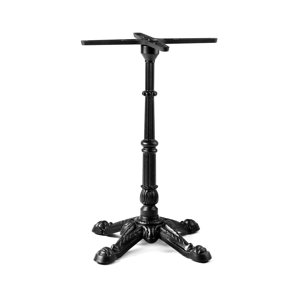 Round cast iron table base 
