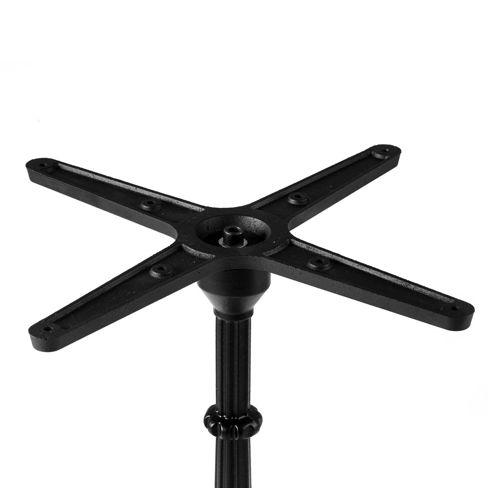 Round cast iron table base 