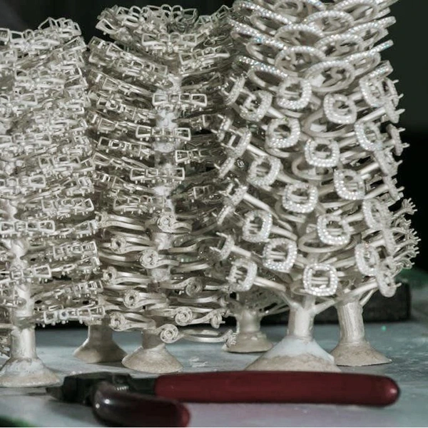 Economic jewelry investment powder for casting silver and brass