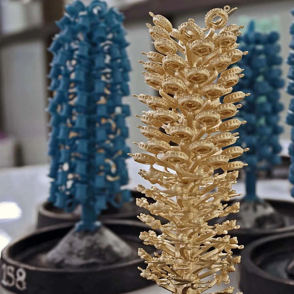 Economic jewelry investment powder for casting silver and brass